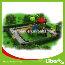 Equipamentos para crianças brincar ao ar livre para venda, design de área restrito personalizado do equipamento de jogo de criança